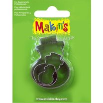 Rozsdamentes acél kiszúrók - Hóember