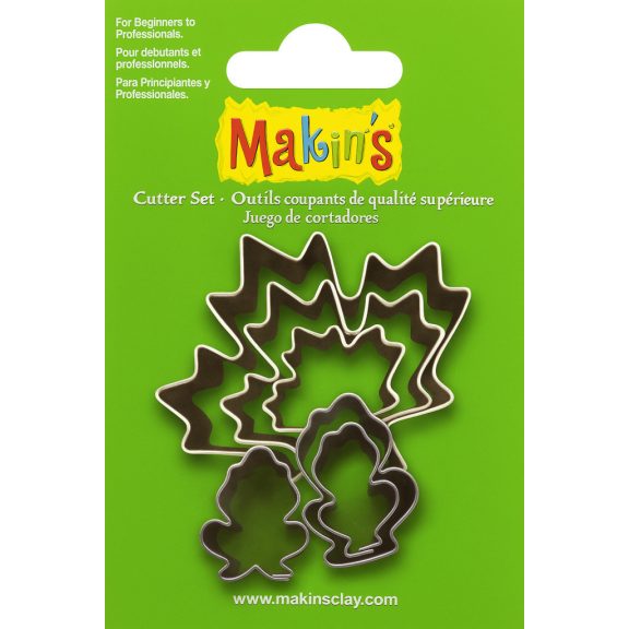 Rozsdamentes acél kiszúrók - Juharlevél