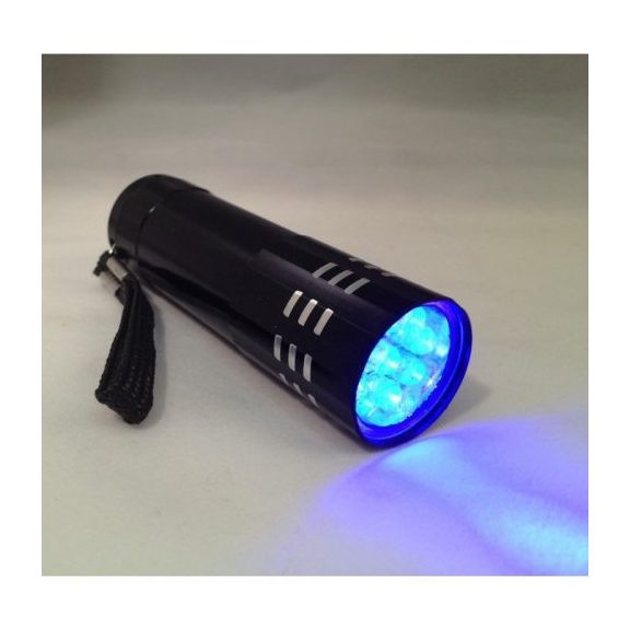 UV Zseblámpa 9 LED-es