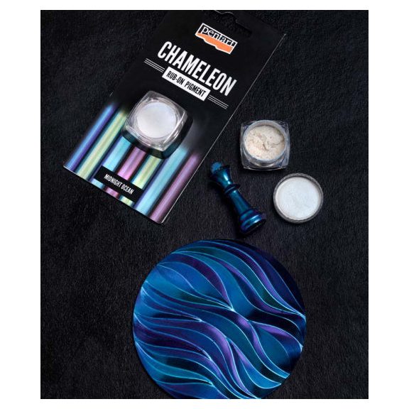 Rub-on Pigment krómozott hatású 0,5g - Ezüst