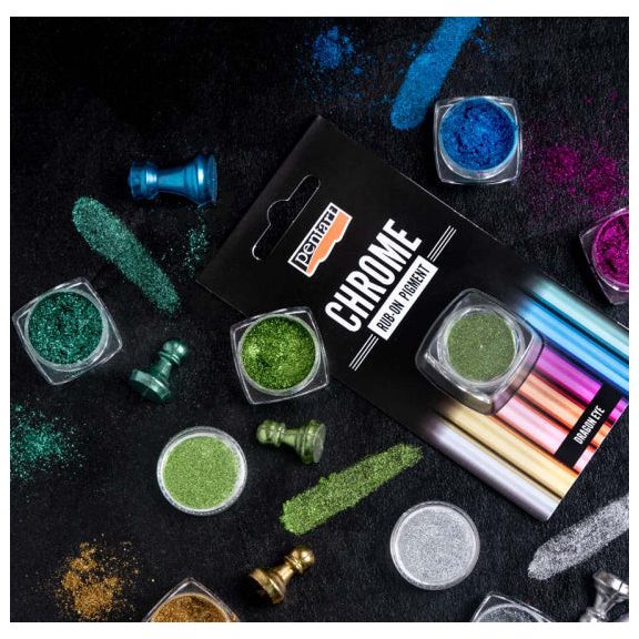 Rub-on Pigment Kaméleon krómozott hatású 0,5g - Esőerdő
