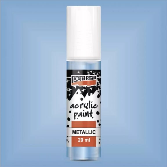 Akrilfesték metál 20ml - Világoszöld