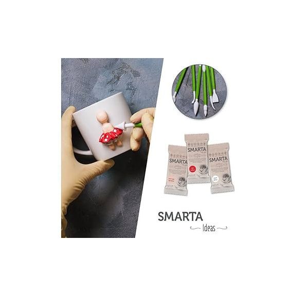 Smarta – 4 darabos modellező szett gyurmához