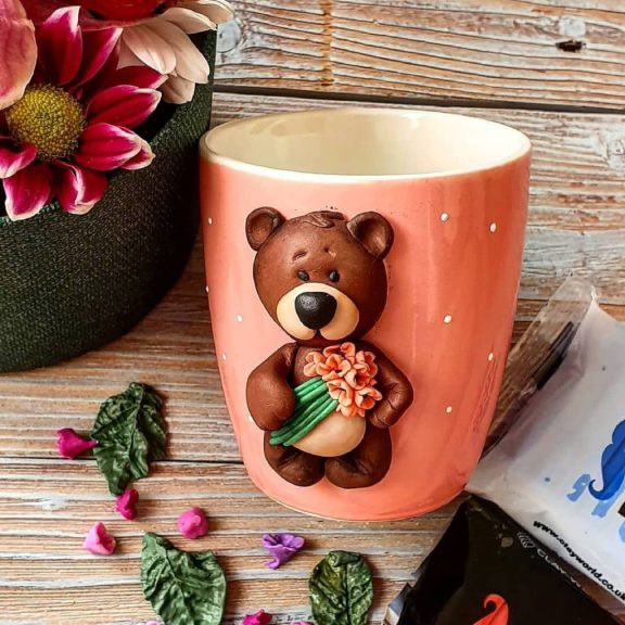 Natúr kerámia bögre