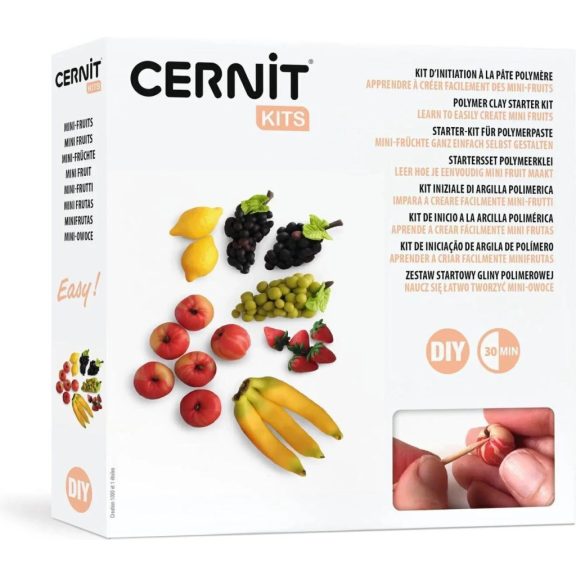 Cernit DIY miniatűr gyümölcs készítő szett