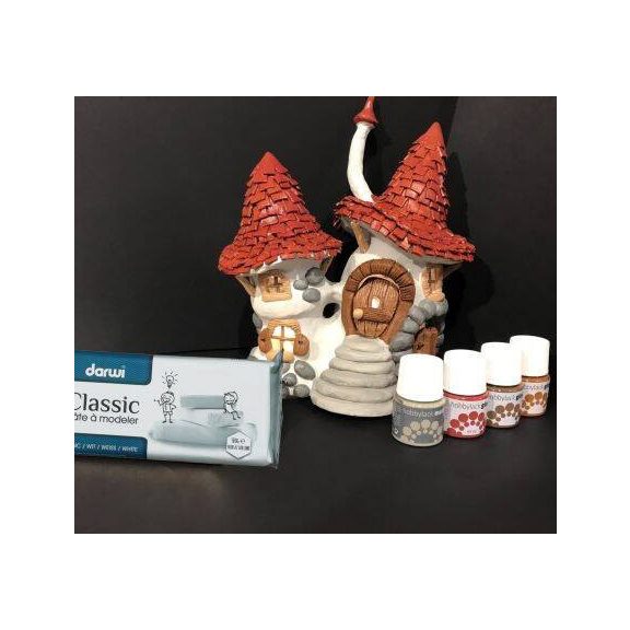 Darwi Classic levegőn száradó gyurma Fehér 1kg